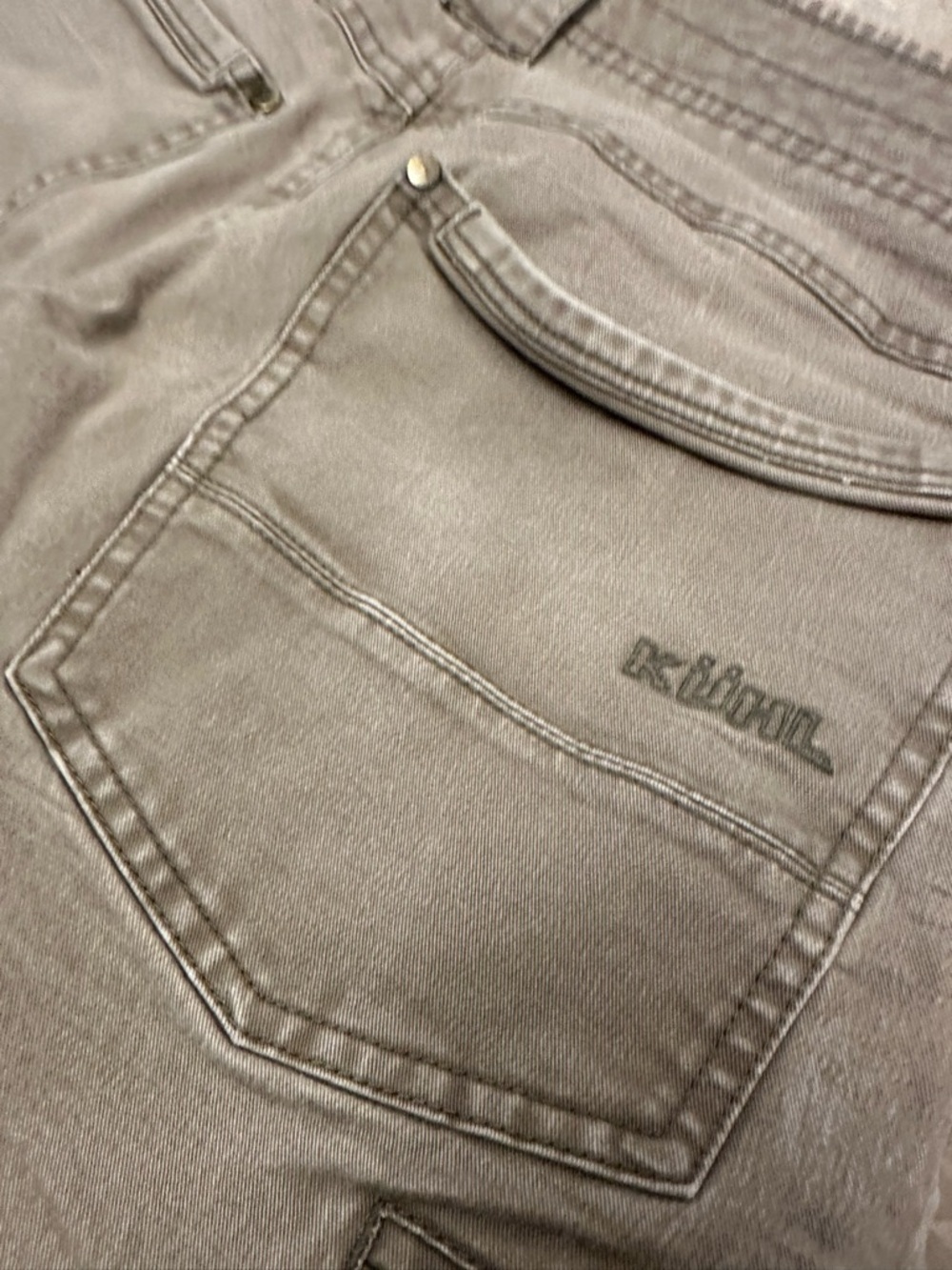 Kuhl Men’s Hot Rydr Pants Jeans Vintage Patina Fade w/Fleece Plaid Lining 30x32 - Picture 7 of 7